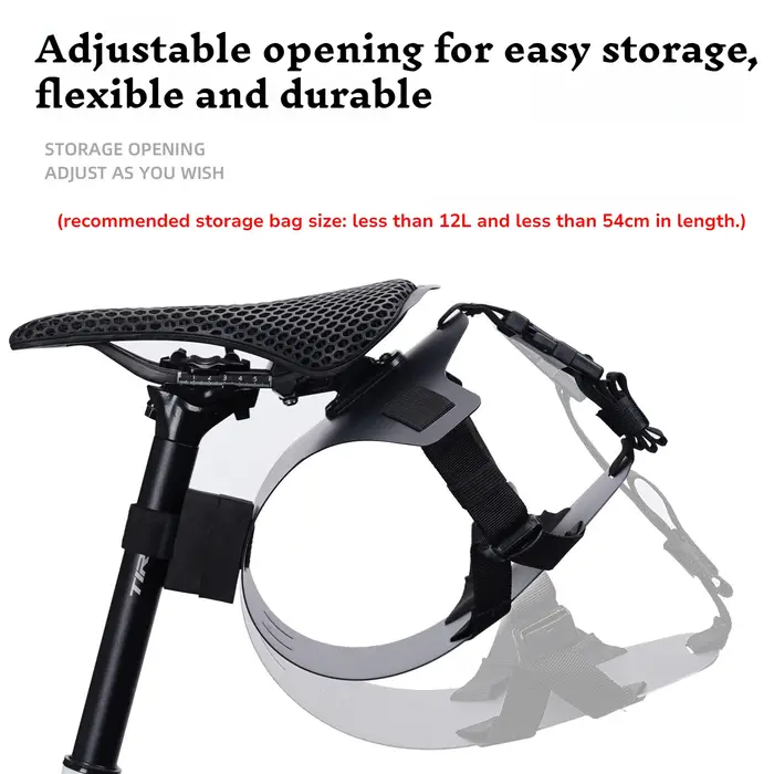 Support de sac de selle de vélo
