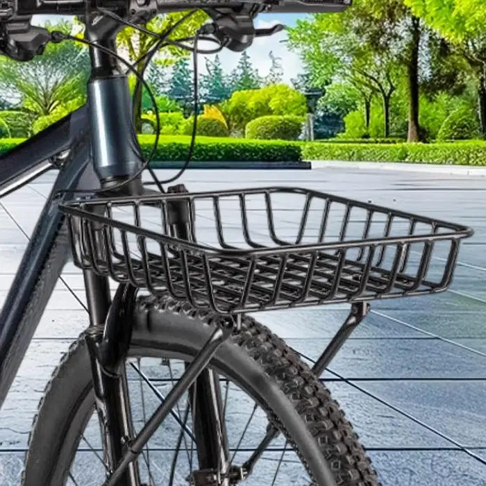 Panier de vélo panier de rangement de vélo panier de chargement de vélo avant pour Sports de plein air VTT Shopping