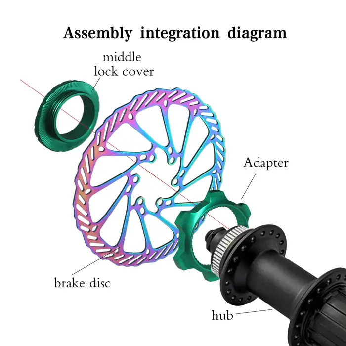 Adaptateur de moyeu de vélo de montagne