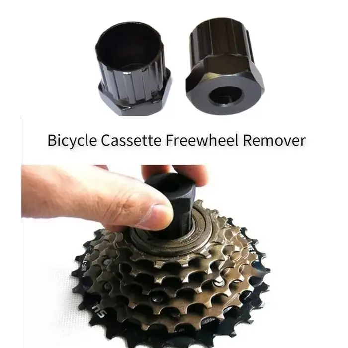 Clé de démontage et de réparation de vélo en acier au carbone durable à 12 dents pour cassette