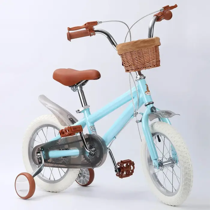 Panier de vélo pour enfant en osier en forme