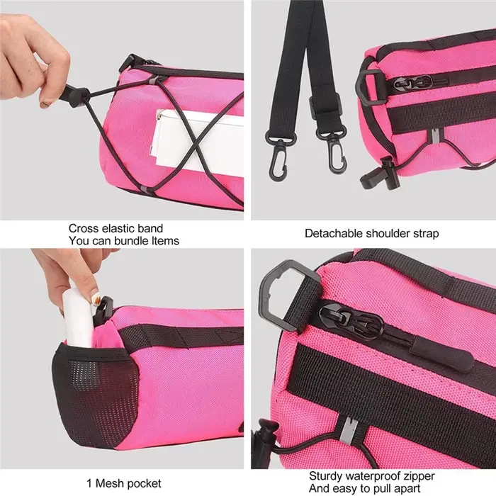 Sac de rangement avant de vélo avec bandoulière 1 pièces sac de voyage de montagne
