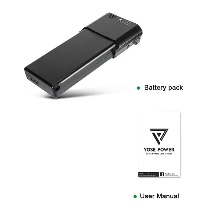 Phylion XH370-10J PortaPower Ebike batterie 36V 10.4Ah 14Ah 18650 batterie de vélo électrique au Lit