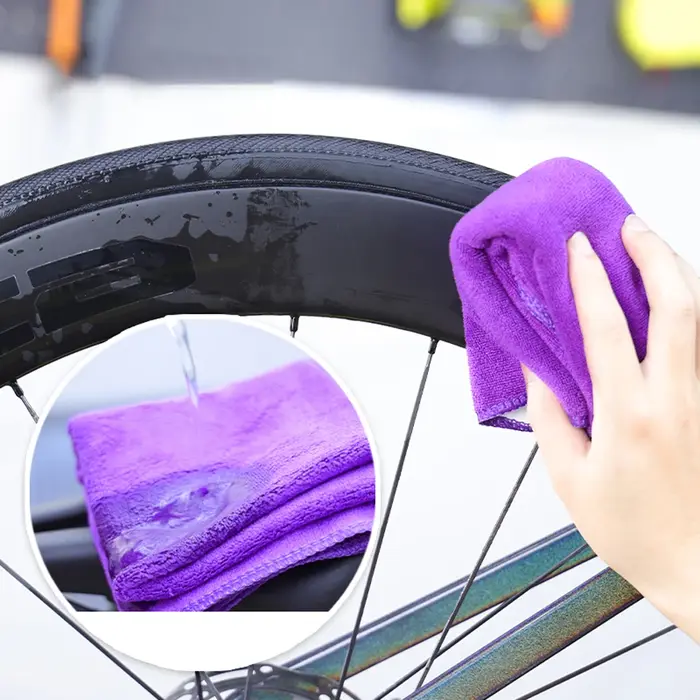 8 pièces ensemble d'outils de nettoyage de vélo Kit de brosse