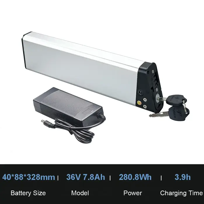 Batterie lithium-ion pliable pour vélo électrique Freeel Z03, 36V, 7,8 Ah, 10,5 Ah