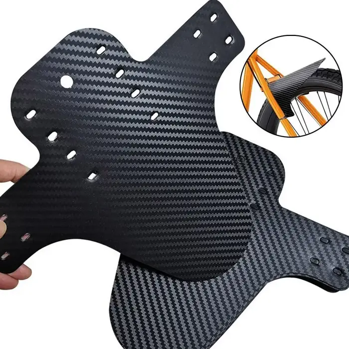 Garde-boue de vélo de montagne en plastique et fibre de carbone