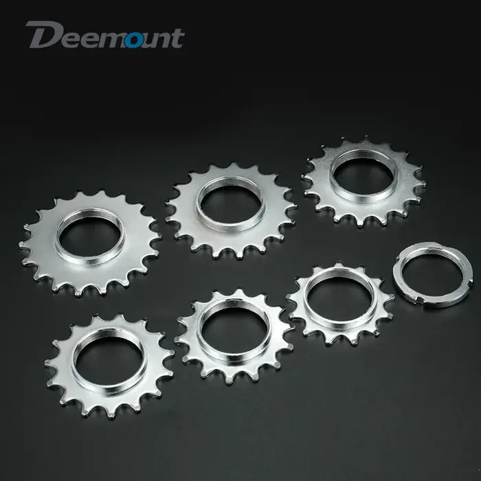 Deemount – roue libre de vélo à pignon fixe, verrouillage du moyeu, 1 vitesse, anneaux de verrouilla