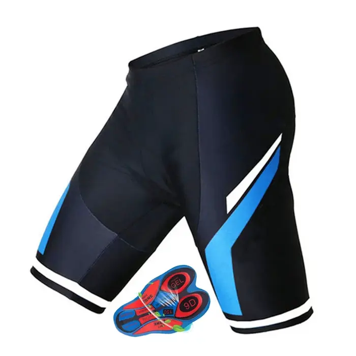 Nouveau Short de cyclisme été 9D Shorts rembourrés vélo multicolore court VTT collants pantalons