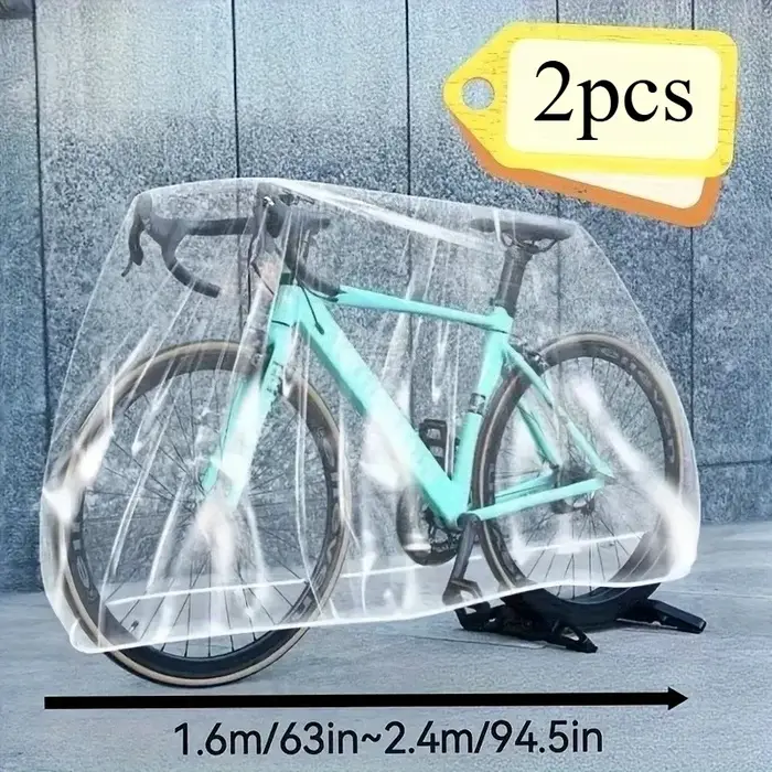 Deux housses de vélo durables et et demi, adaptées aux vélos, offrant une protection contre la pouss