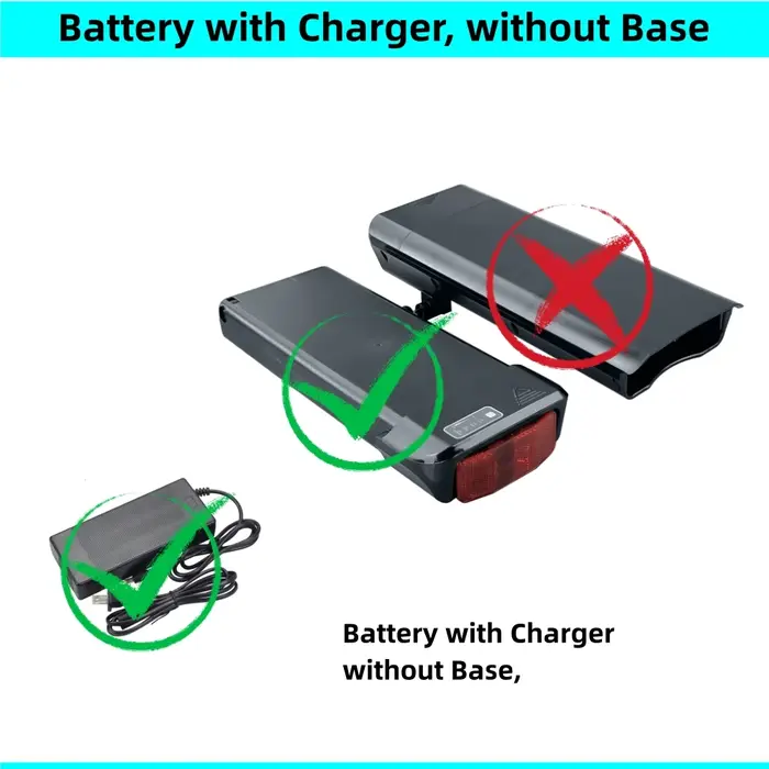 Batterie arrière T1 pour vélo de ville