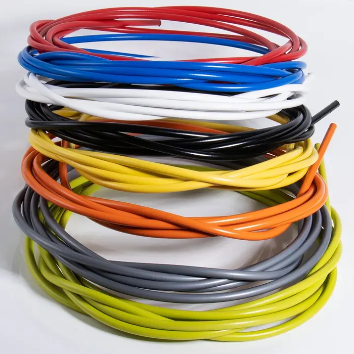 BOLANY – câbles de frein de vélo, tube de 5mm, câble de frein de 2.5m pour vélo de route et vtt, accessoires de vélo, 8 couleurs, haute qualité