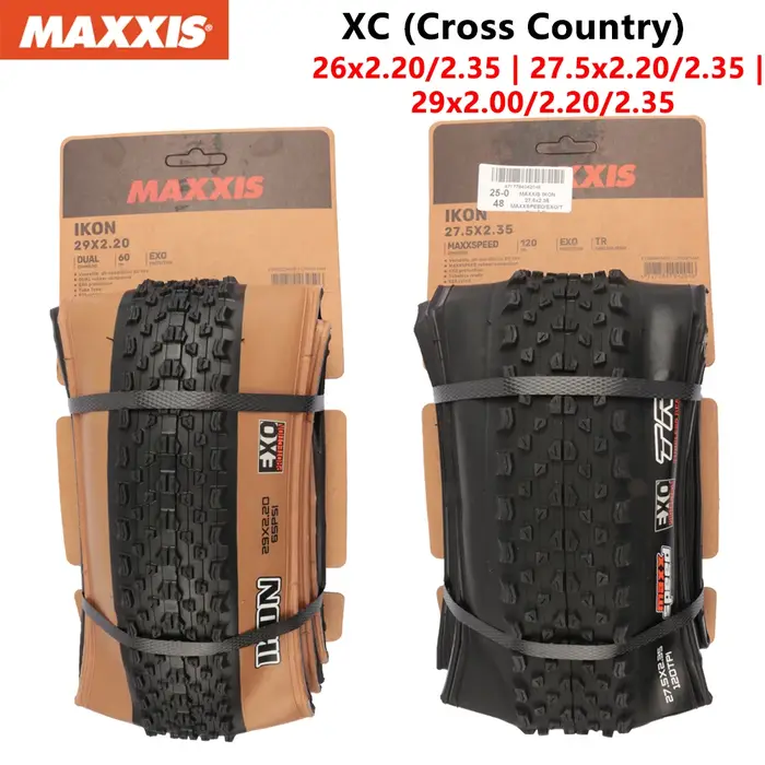 MAXXIS IKON Vélo E-BIKE Pliant Anti-crevaison Original Tubeless opathie pour VTT 26x2/2.35 27
