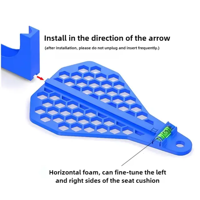 Outil de mesure d'angle horizontal pour coussin de selle de vélo