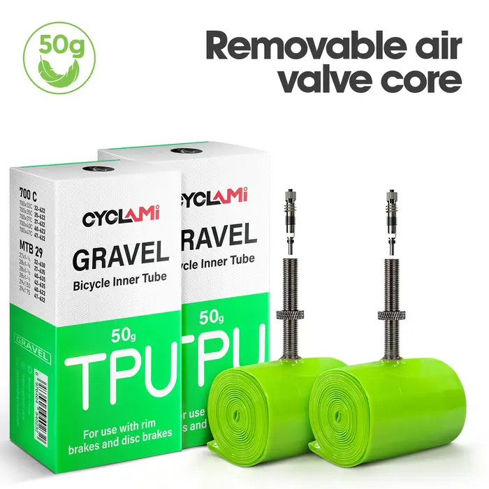 Chambre à air en TPU pour vélo de route et VTT CYCLAMI Ultralight 29