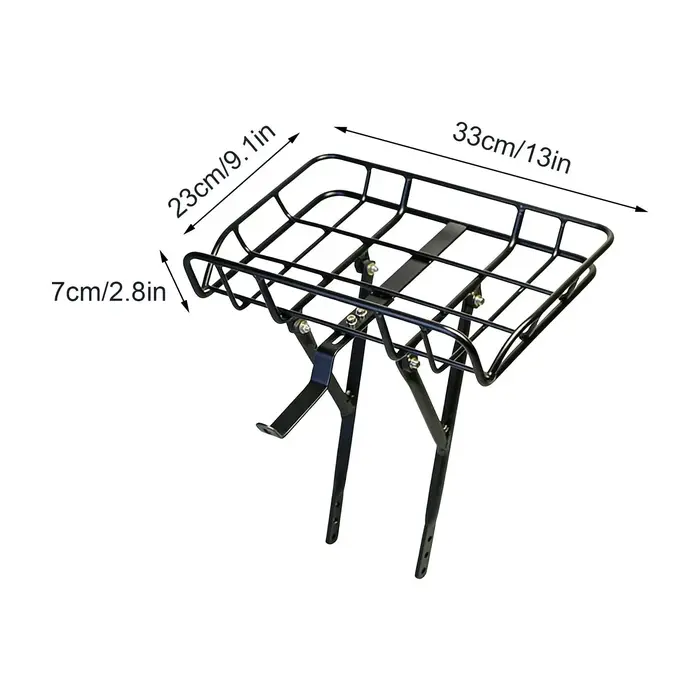 Porte-bagages avant en alliage d'aluminium pour VTT et vélos de route