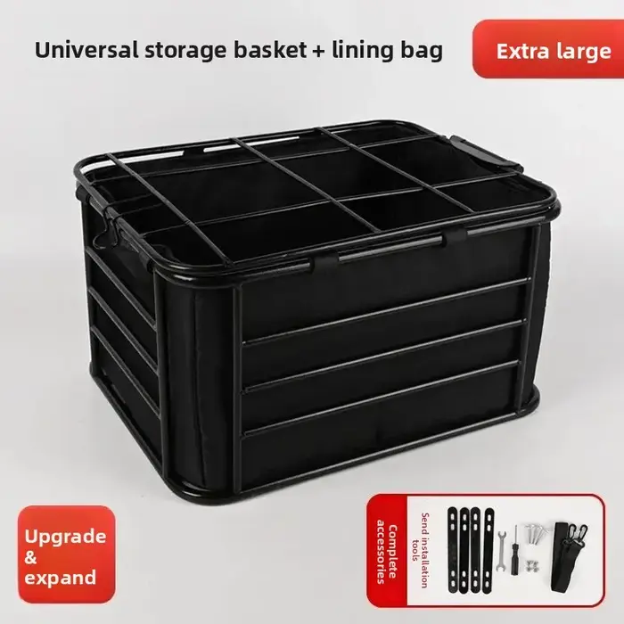 Panier de vélo pour chien, siège arrière universel pour VTT, panier de transport pour animaux de compagnie, panier de voiture pour chien, très grande taille, fixation universelle sur cadre