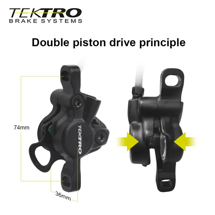 TEKTRO HD-E3520 e-bike hydraulique frein à disque capteur puissance contrôle 160/180/203mm Rotor vtt vélo électrique frein