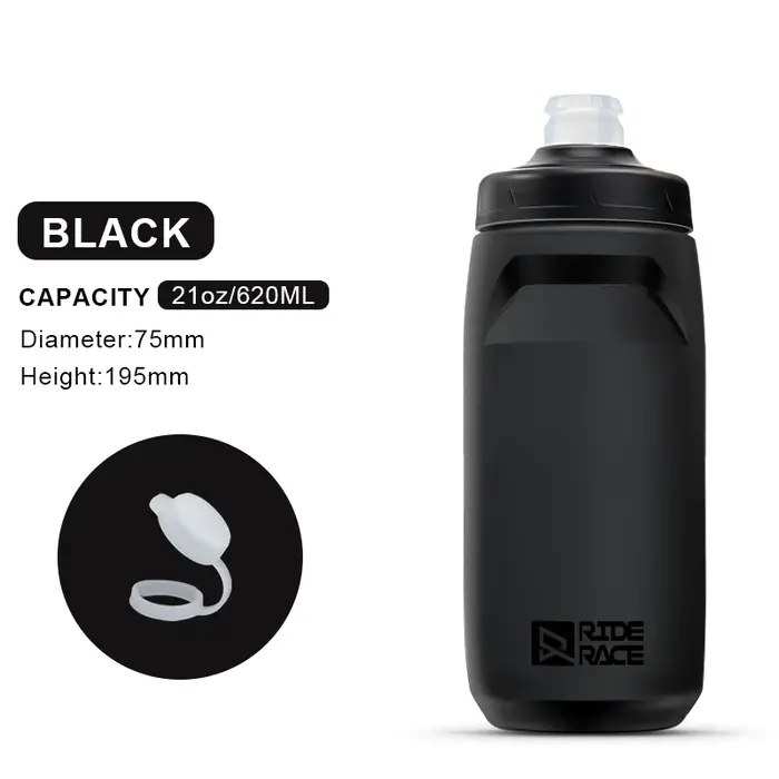Bouteille d'eau pour vélo 620/750ML, légère, en PP5, grande capacité, équipement de cyclisme portabl