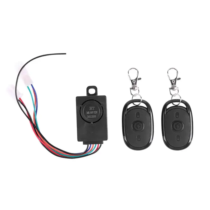 Système d'alarme de vélo électrique 36-72V 125dB, antivol pour Scooter électrique, sécurité de vélo,