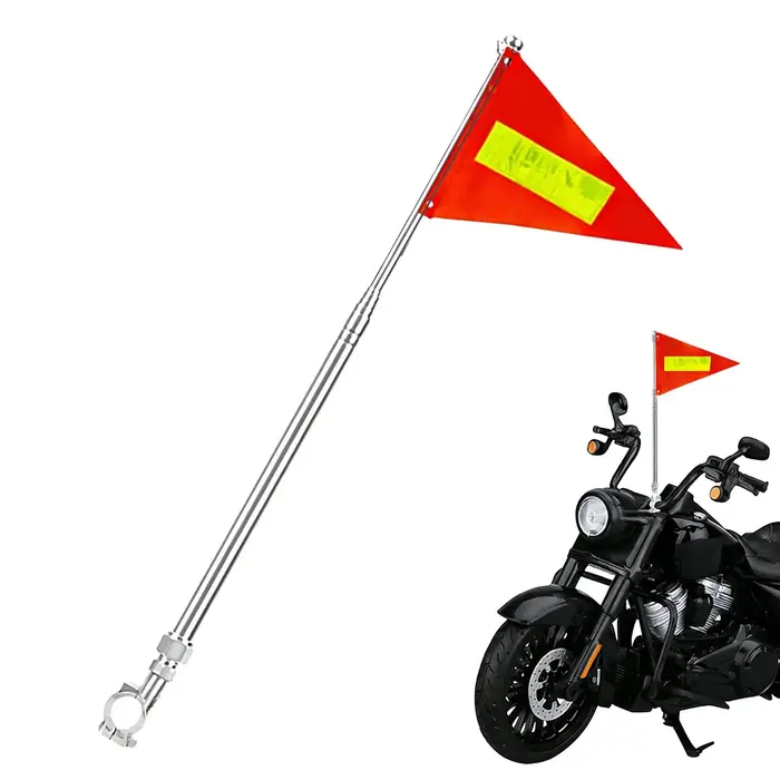 Drapeau de vélo rétractable