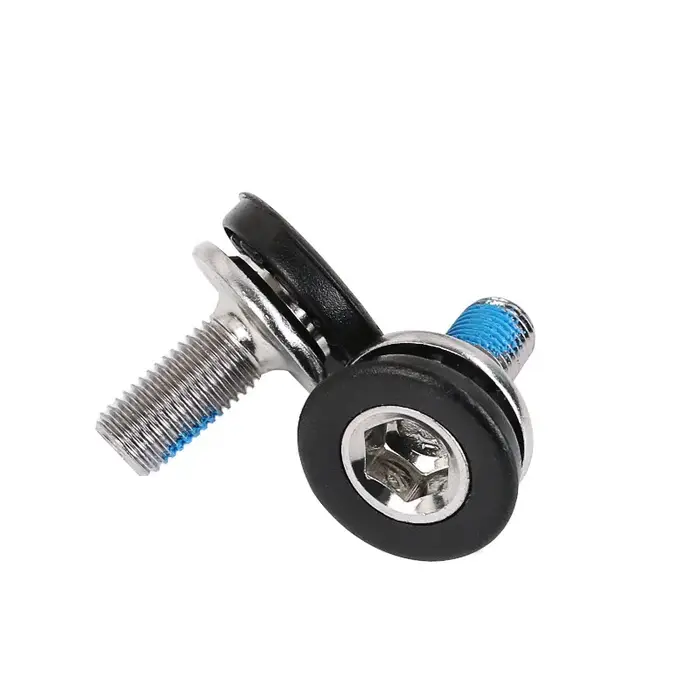 1 paire de support inférieur de vélo à trou carré, boulons scellés étanches, vis BB M8 * 15mm pour Brompton en alliage d'aluminium/acier