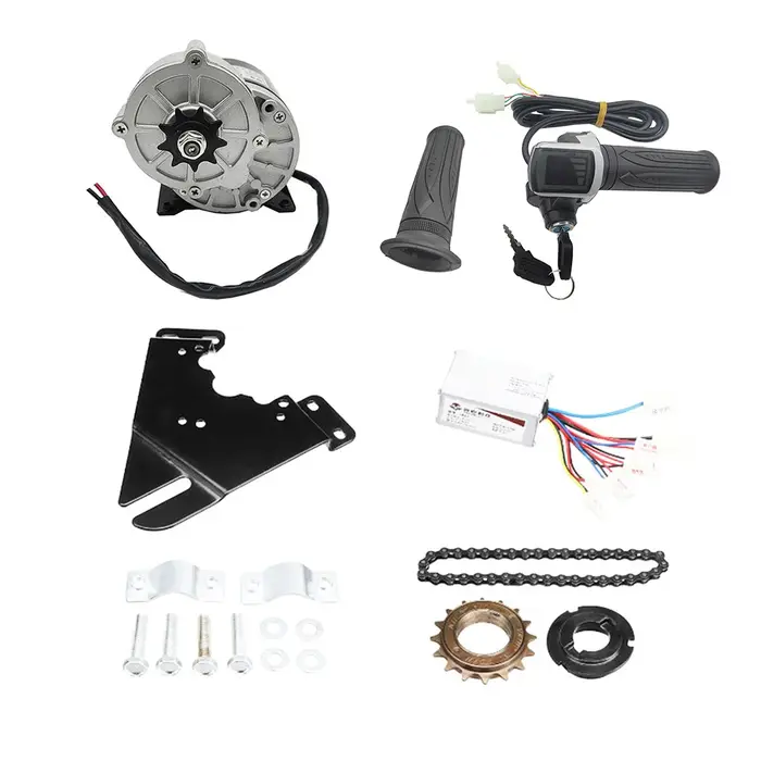 Kit de conversion de moteur de vélo électrique e-bike 24V 250W 350W pour vélo 24 26 27.5 28 pouces