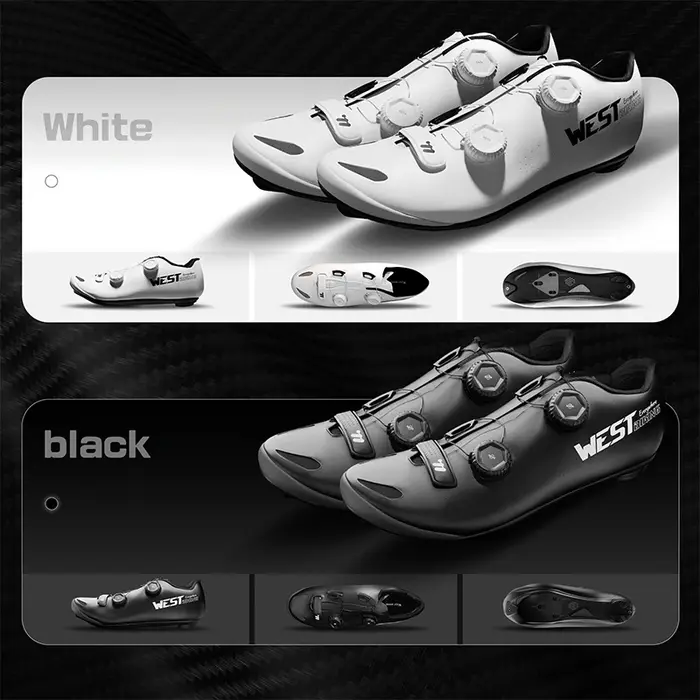 Chaussures de cyclisme sur route professionnelles