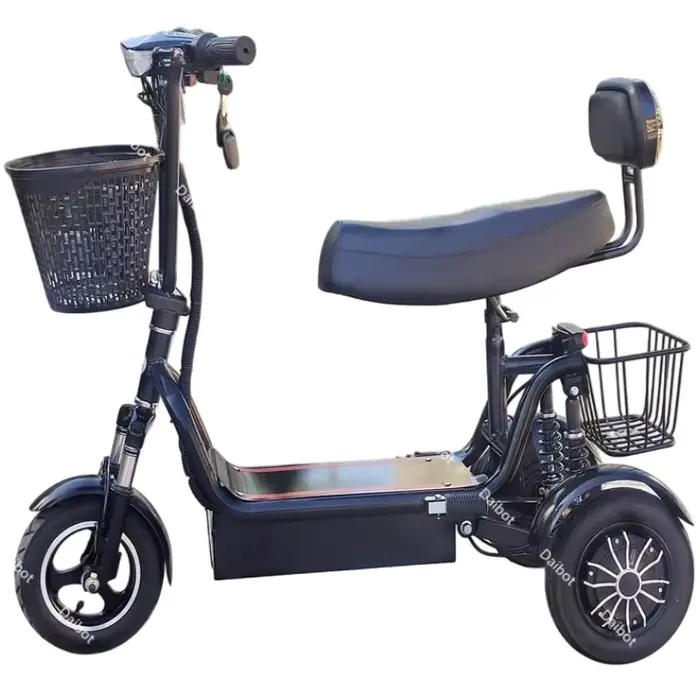 Scooter de mobilité pliable à double moteur pour les personnes âgées