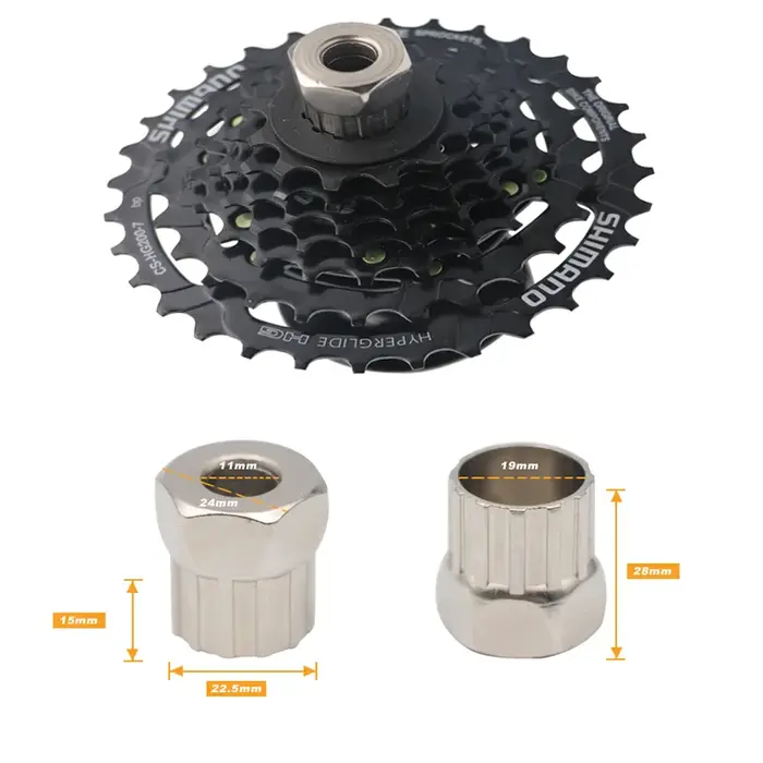 Extracteur de pignon de roue libre, outil de démontage de Cassette de vélo pour cyclisme roue libre vtt moyeu arrière, outils de réparation de volant d'inertie