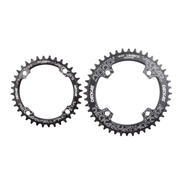 DECKAS-Plateau de manivelle VTT, réparation creuse, 120BCD, 36T, 38T, 40T, 42T, 44T, BCD approprié,