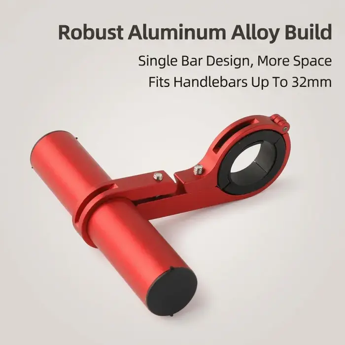 Support de fixation allongé pour guidon de VTT