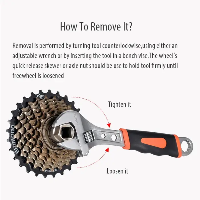 TOOPRE – dissolvant de roue libre de vélo