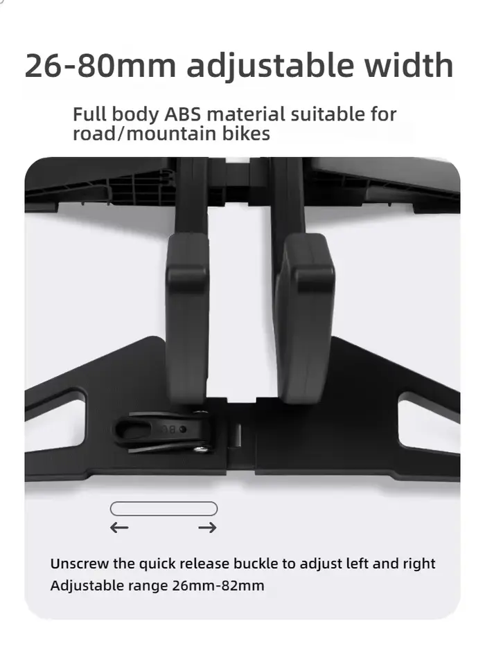 Support de sol pour vélo VTT TOSUOD, support de stationnement intérieur pour vélo, réglable et largement adaptable pour les accessoires de vélo de route et de montagne