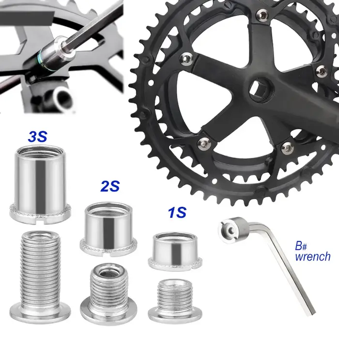 Boulons de plateau de vélo M8