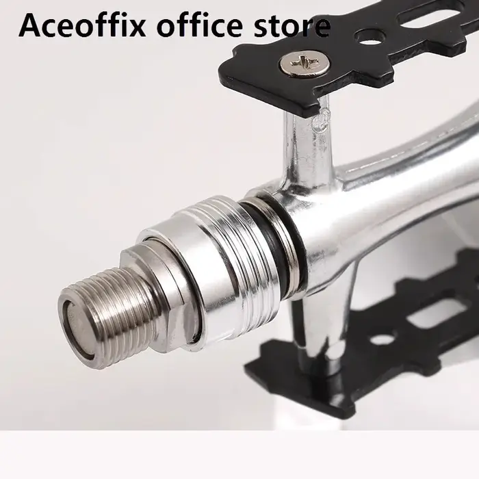 Aceoffix rétro gauche pédale à dégagement rapide pour vélo pliant brompton corps en alliage d'aluminium arbre en acier au chrome molybdène