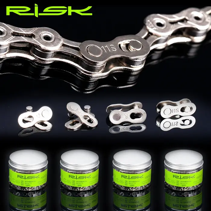 RISK – ensemble de connecteurs de chaîne de vélo à maillons rapides