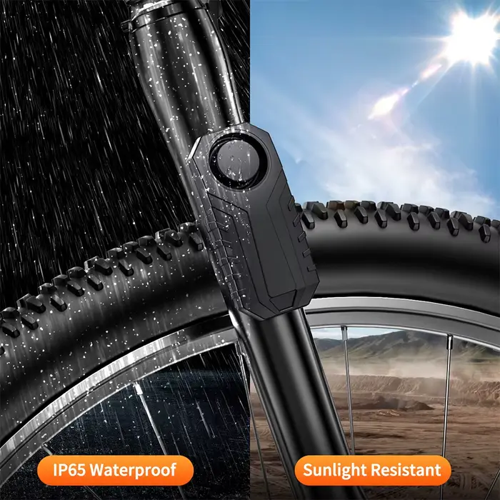 Alarme antivol pour vélo Wsdcam, alarme pour moto, alarme étanche 113 dB avec télécommande