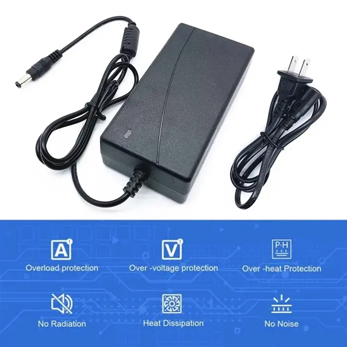 Pour US 42V 2A Scooter chargeur de batterie adaptateur secteur pour 36V vélo électrique pour M365 Scooter électrique batterie pièces de charge