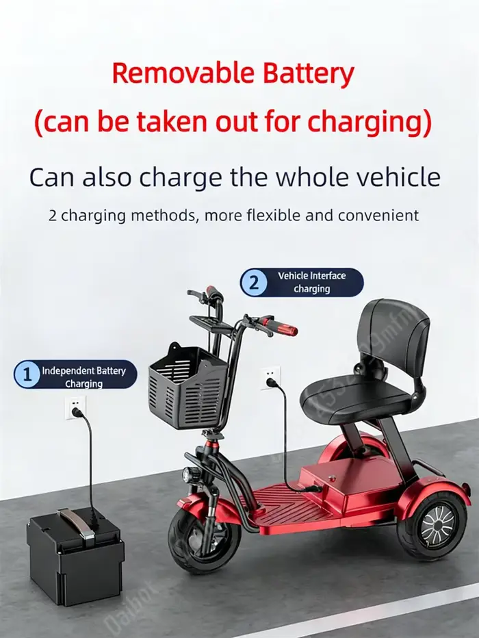 Tricycle électrique pliable