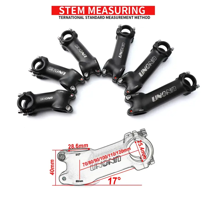 UNO vtt puissance 25.4 guidon Riser 17 degrés vélo