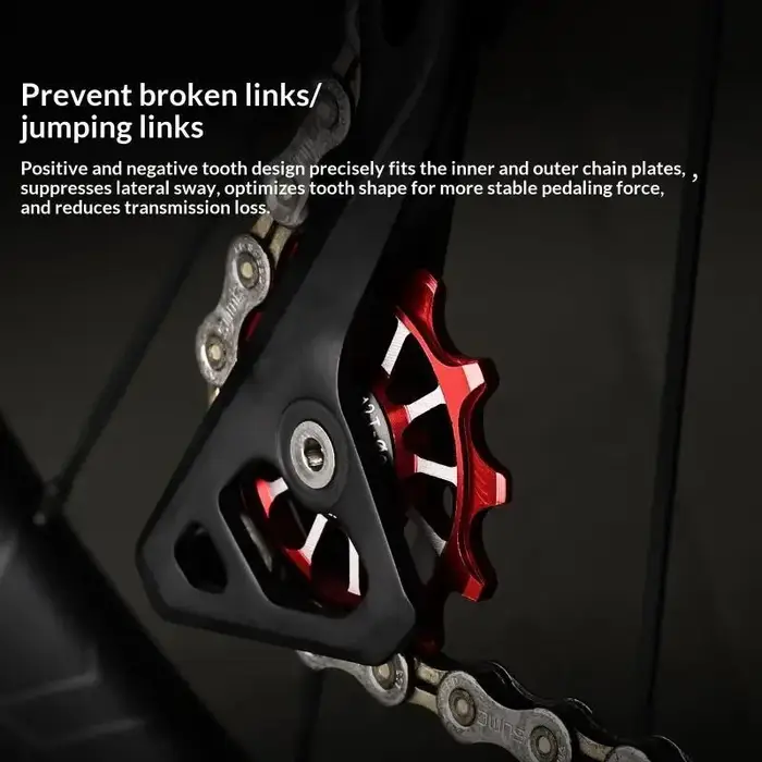 Nouvelle Poulie de dérailleur arrière 12T pour vélo de route avec roulement en céramique