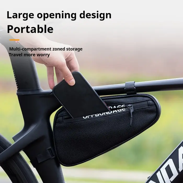 Sacoche triangulaire pour vélo