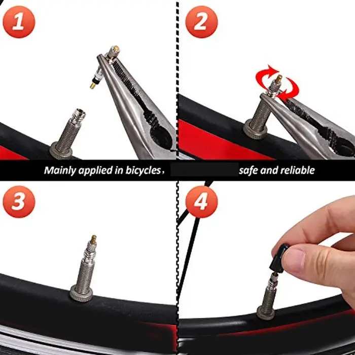 10/20 Pièces Noyau de valve de vélo amovible en laiton