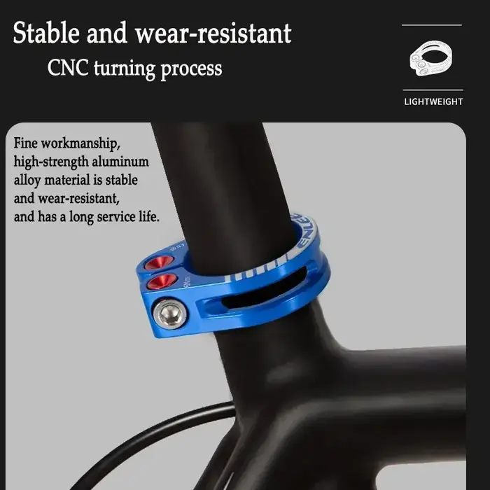 ENLEE pince de tige de selle de vélo CNC en alliage d'aluminium