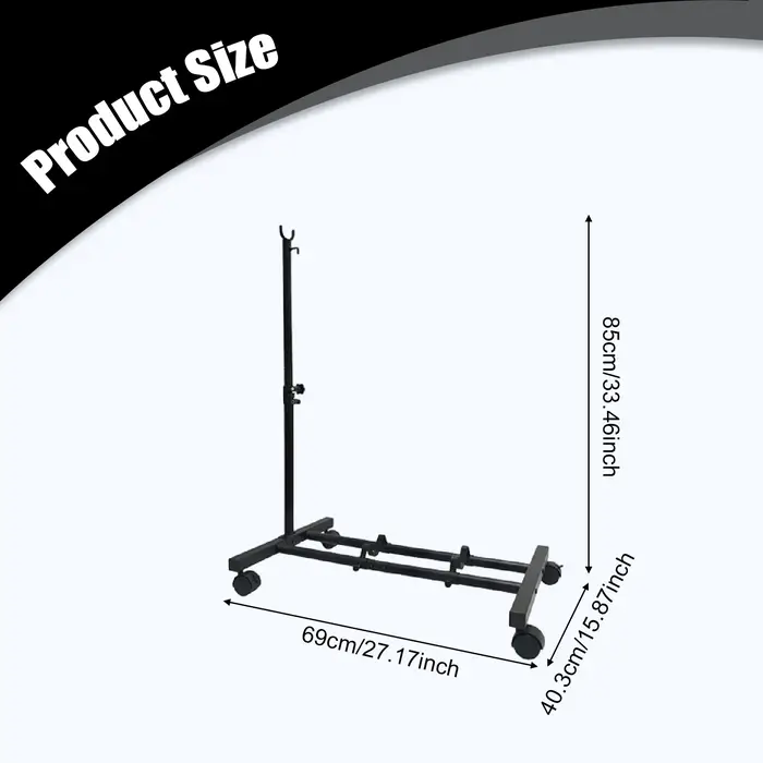 Support de vélo vertical en métal, hauteur réglable, stable, autoportant, pour rangement intérieur, 
