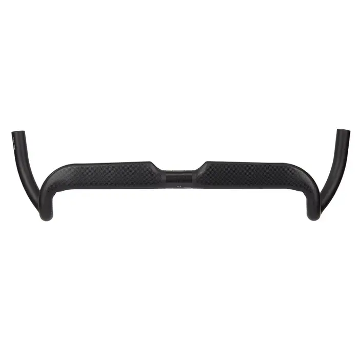 Guidon de vélo de route en carbone mat 37 Degrees Drop 80mm avec câblage entièrement intégré
