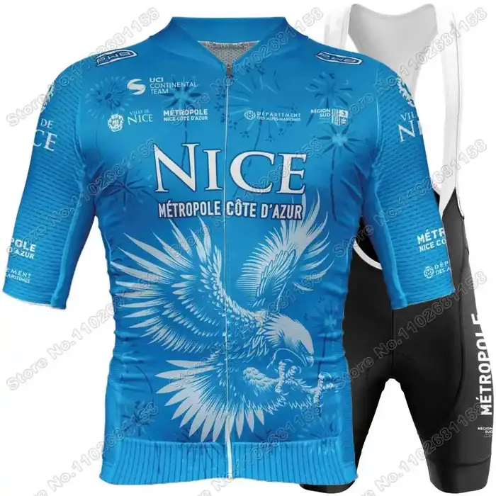 Maillot de cyclisme Team Nice Métropole Côte d'Azur 2025