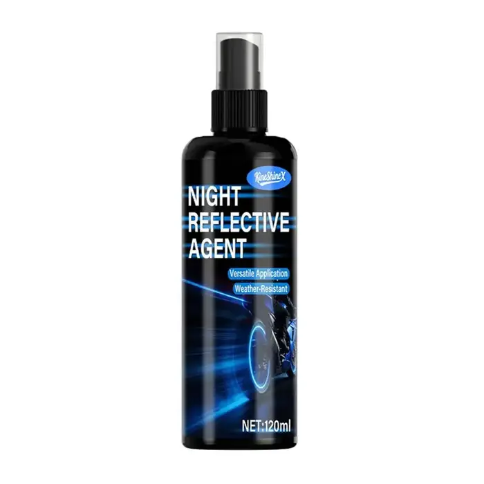 Spray réfléchissant de nuit pour la sécurité à vélo, peinture d'avertissement haute visibilité pour 