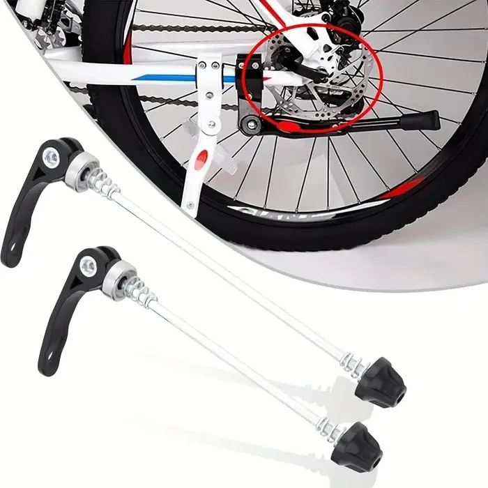 1 paire de brochettes de vélo ultralégères à dégagement rapide