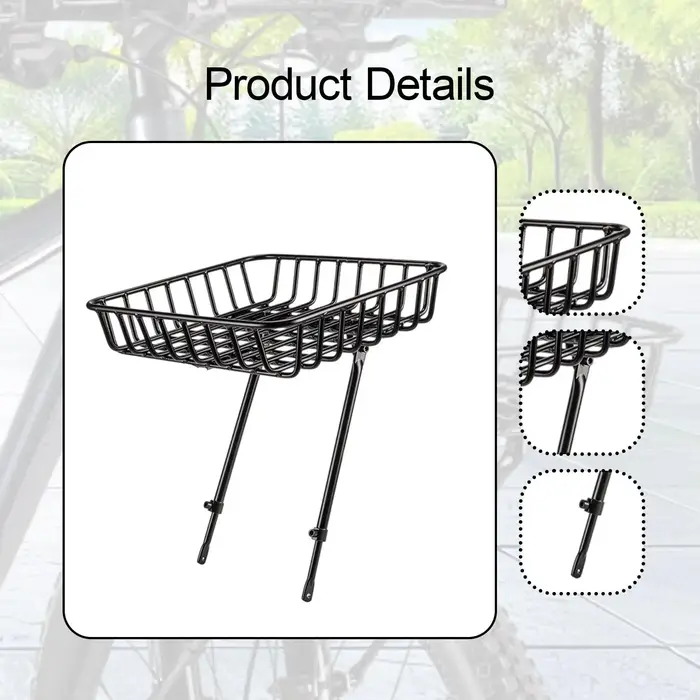 Panier de vélo panier de rangement de vélo panier de chargement de vélo avant pour Sports de plein air VTT Shopping
